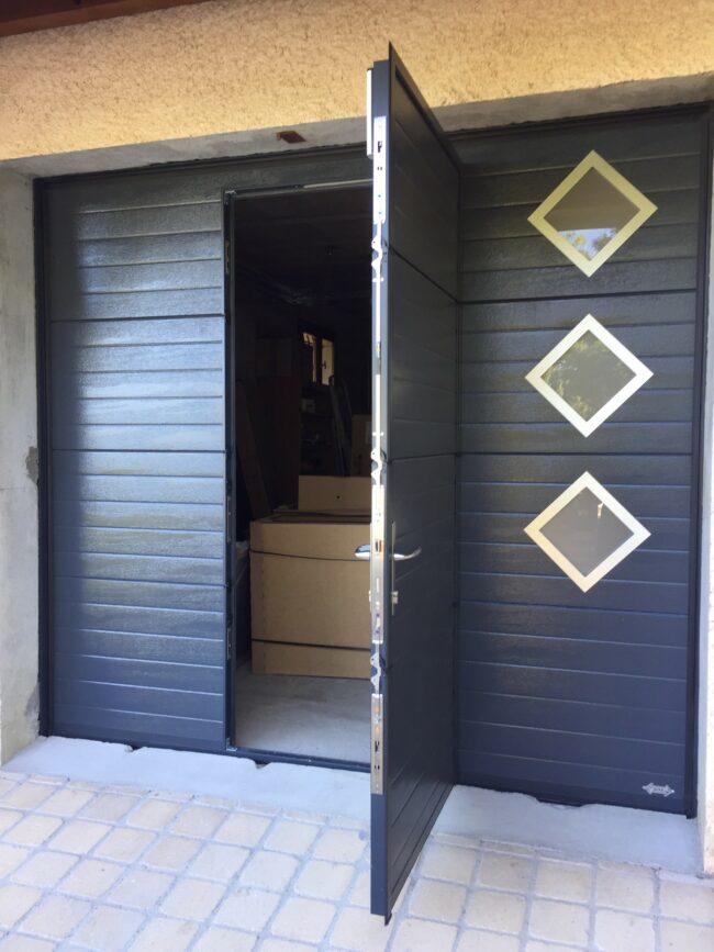 portail de garage alu technal