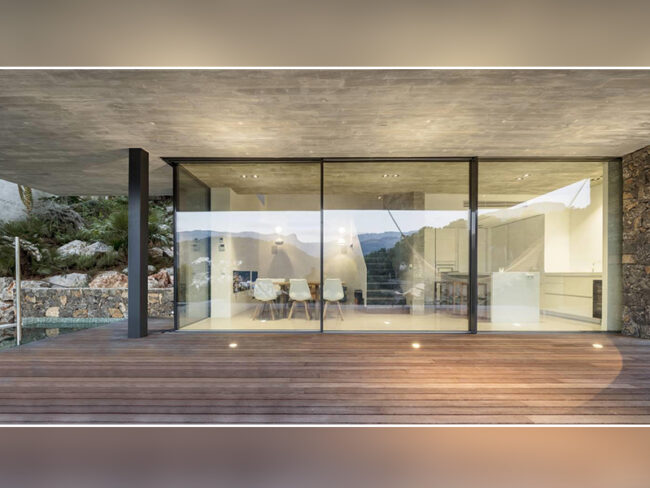 baie coulissante auch