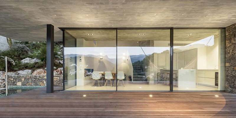 baie coulissante auch