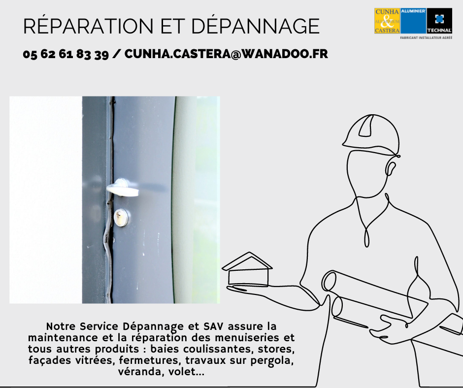 réparation menuiserie auch