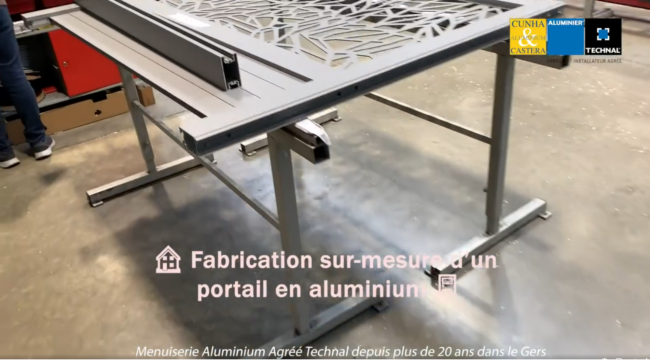 portail en aluminium gers