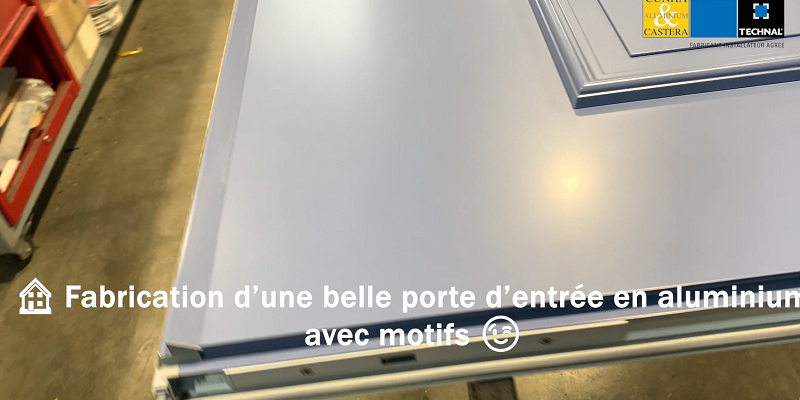 porte d'entrée en aluminium menuiserie auch