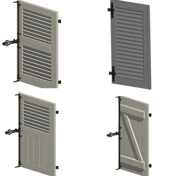 Volets battants en aluminium avec isolation à Auch