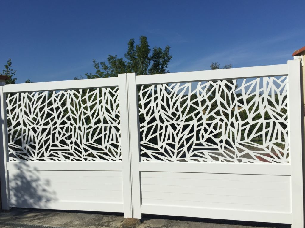 Portail aluminium couleur personnalisée Auch