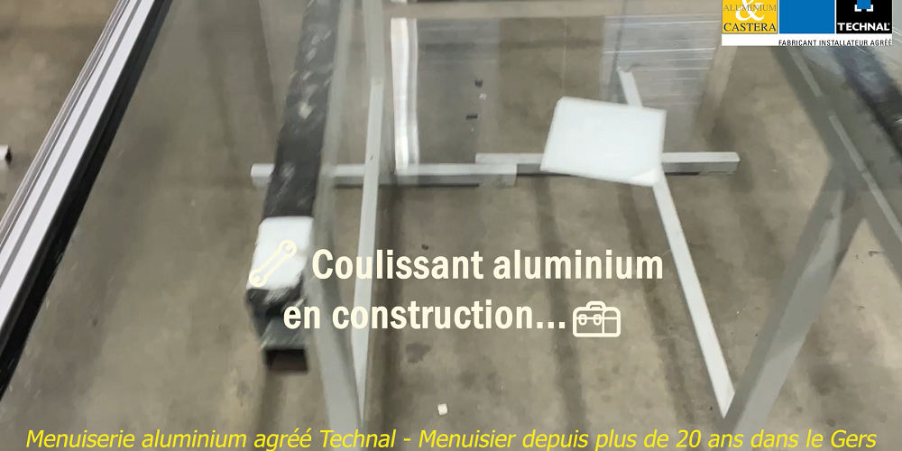 coulissant en aluminium