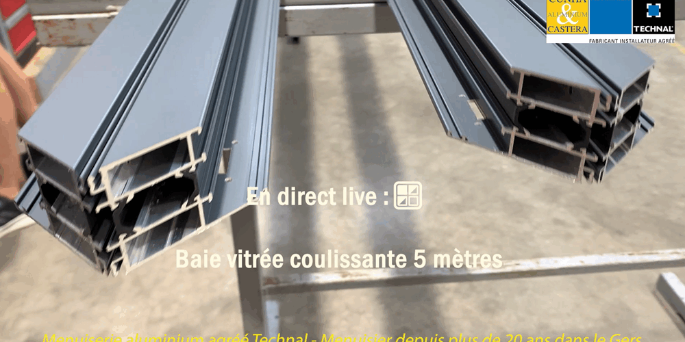 baie vitrée coulissante